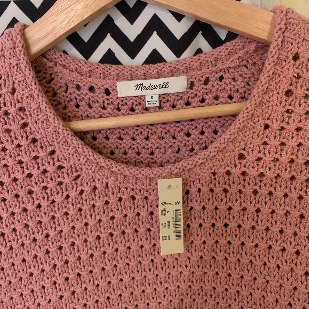 Madewell Open-Stitch Austen Pullover Sweater - Picture 5 of 7